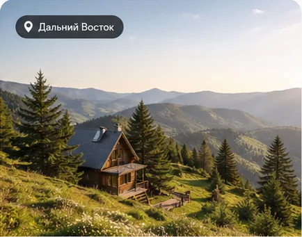 Дом в горах на Дальнем Востоке